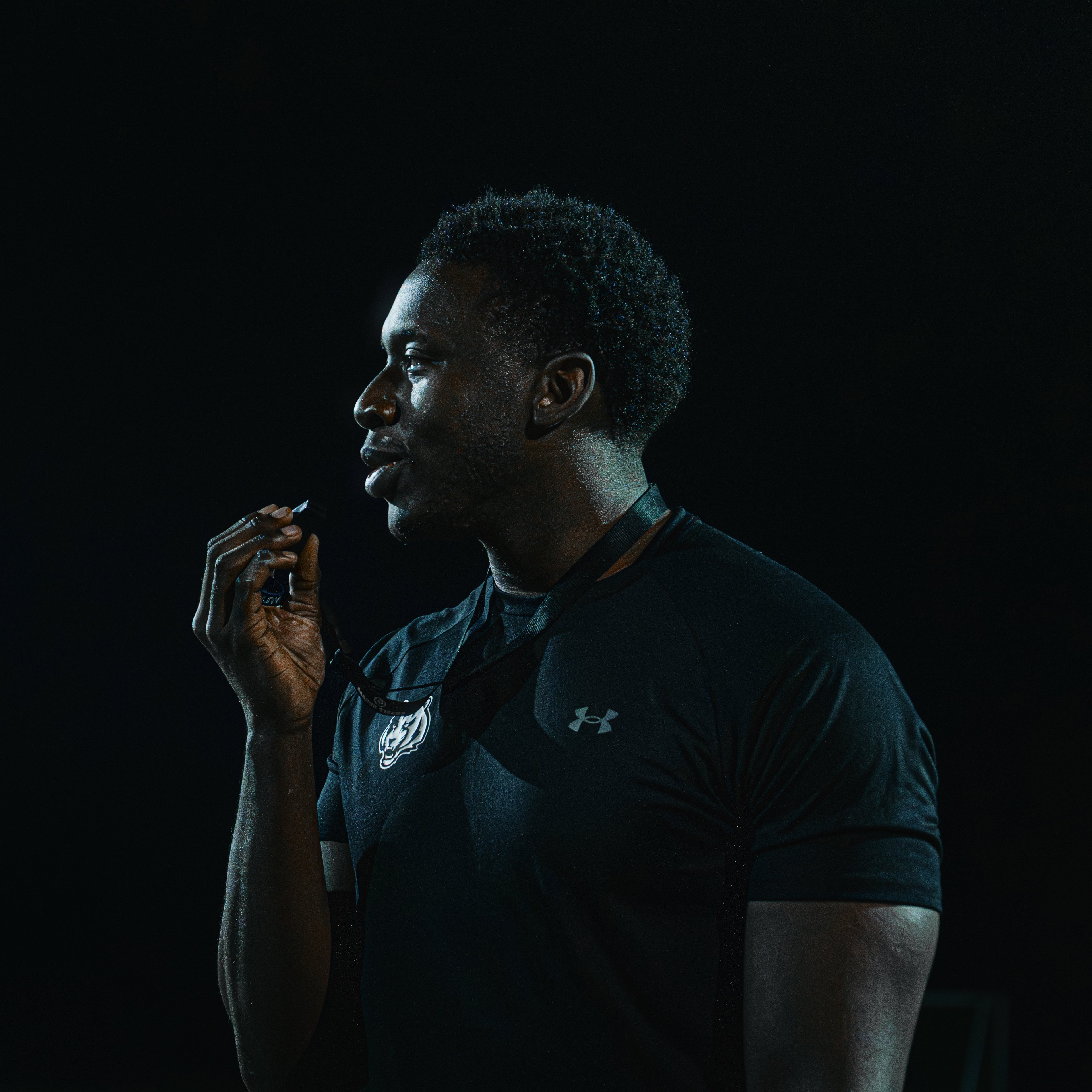 Sports portrait photography for Juice Academy basketball player